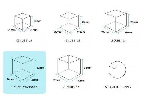 Hoshizaki - Fabbricatore di ghiaccio a cubetti IM-45NE-HC M064