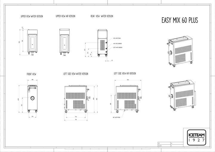 Iceteam- Pastorizzatore Easymix 60 Plus