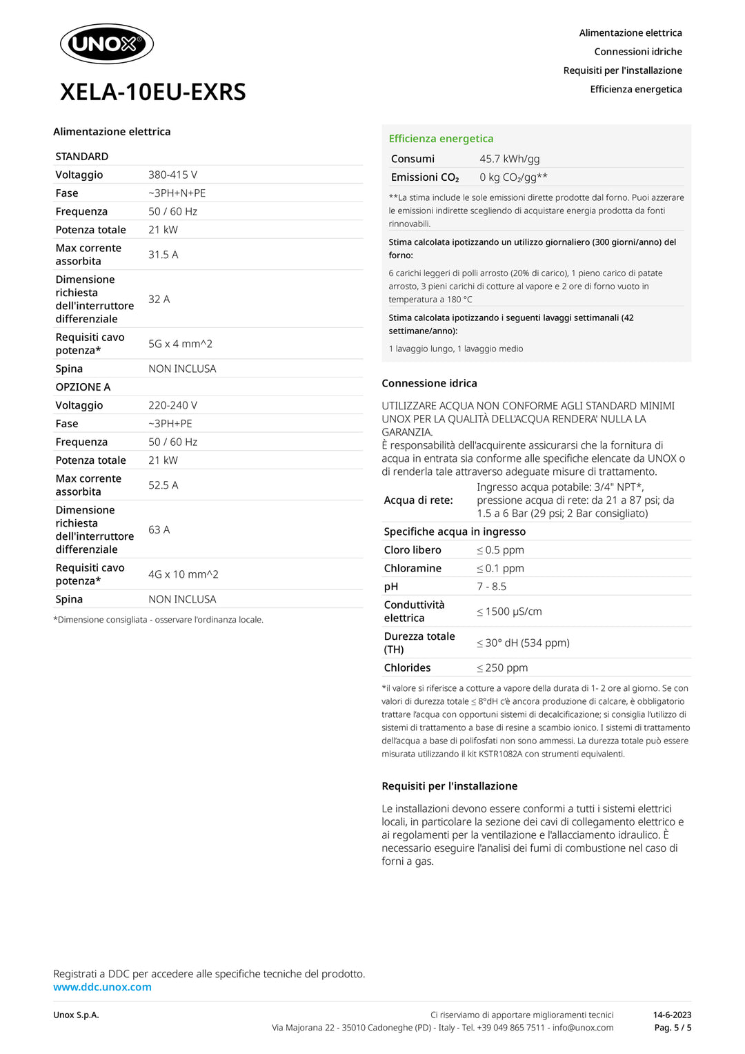 UNOX - Forno BAKERTOP-X™ Digital.ID™XELA-10EU-EXRS